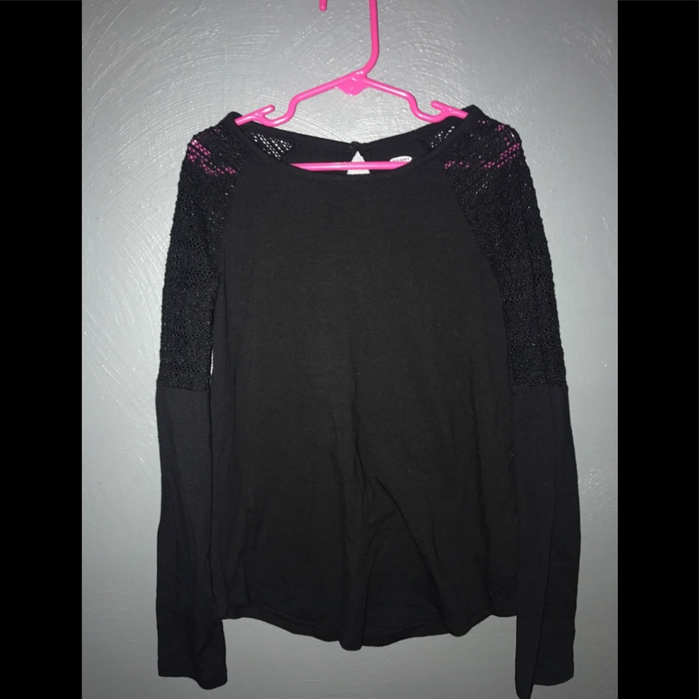 Kids black long sleeve